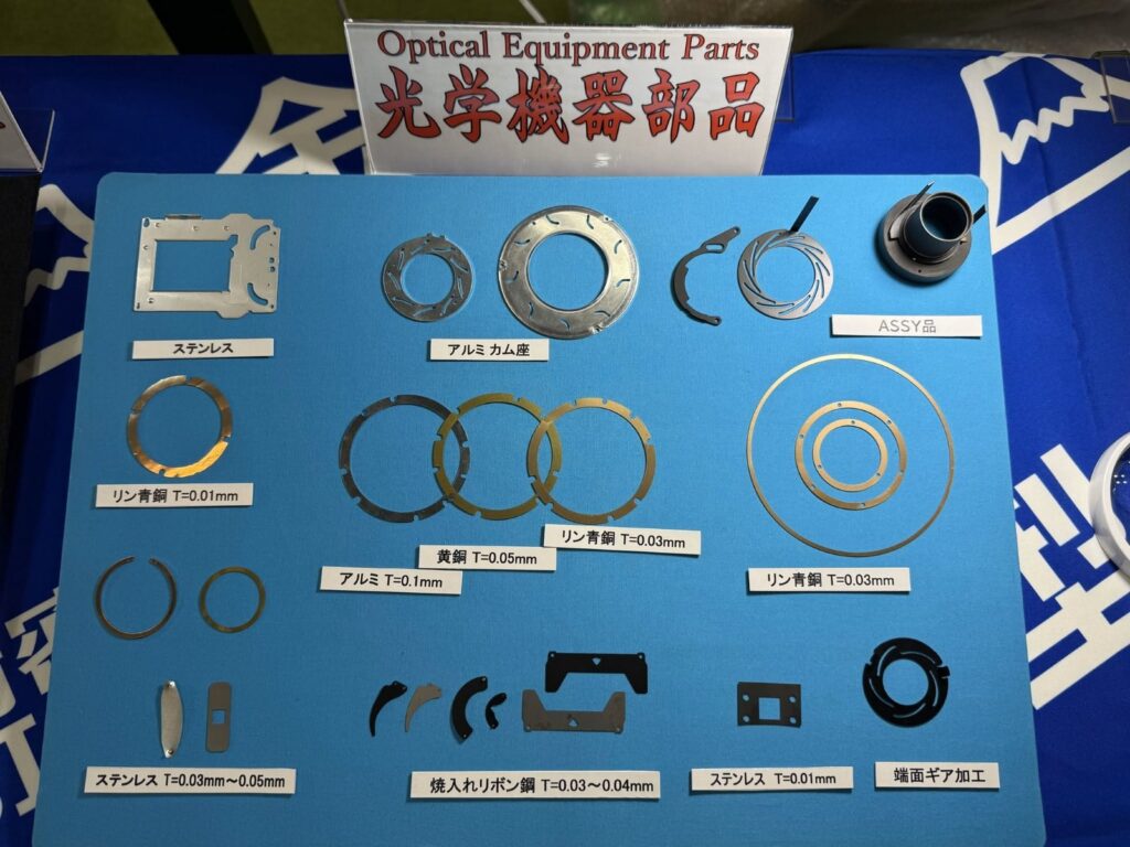 展示会の当社ブース・展示品
