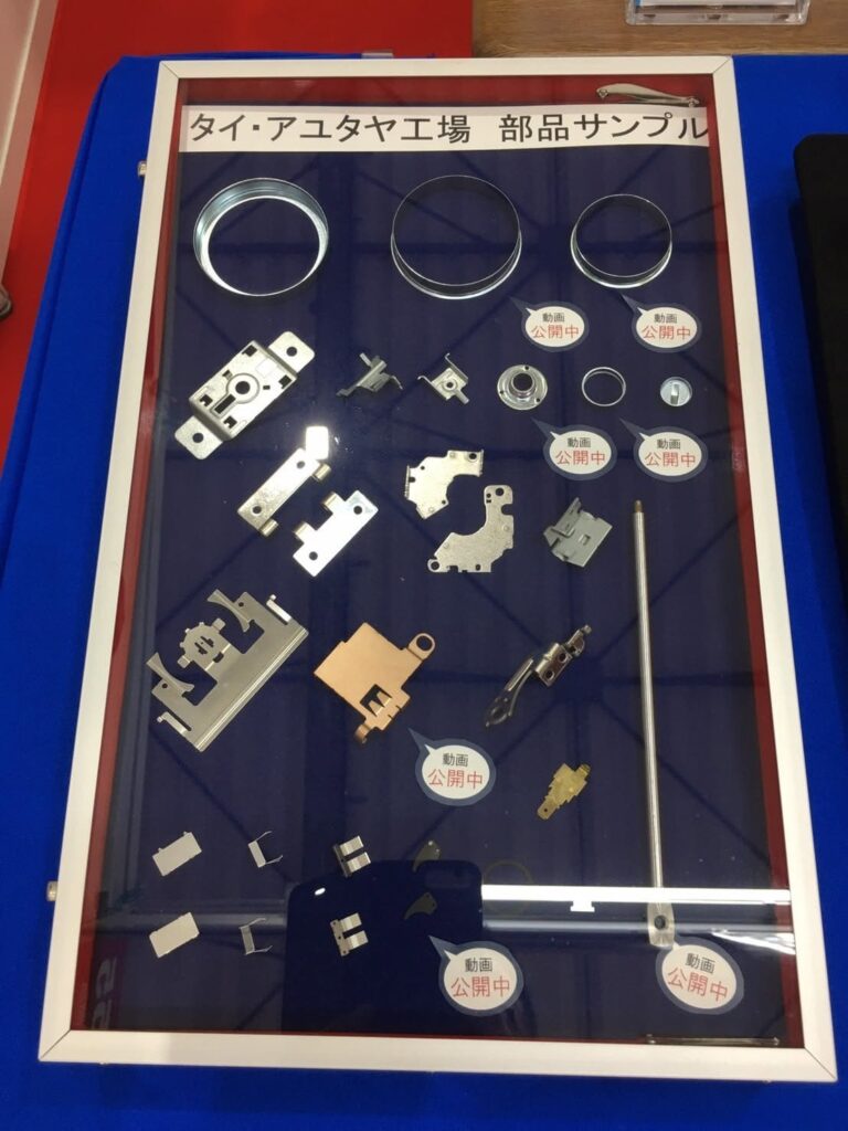 展示会の当社ブース・展示品